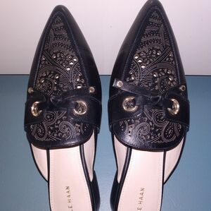NWOT Cole Haan Leather mules